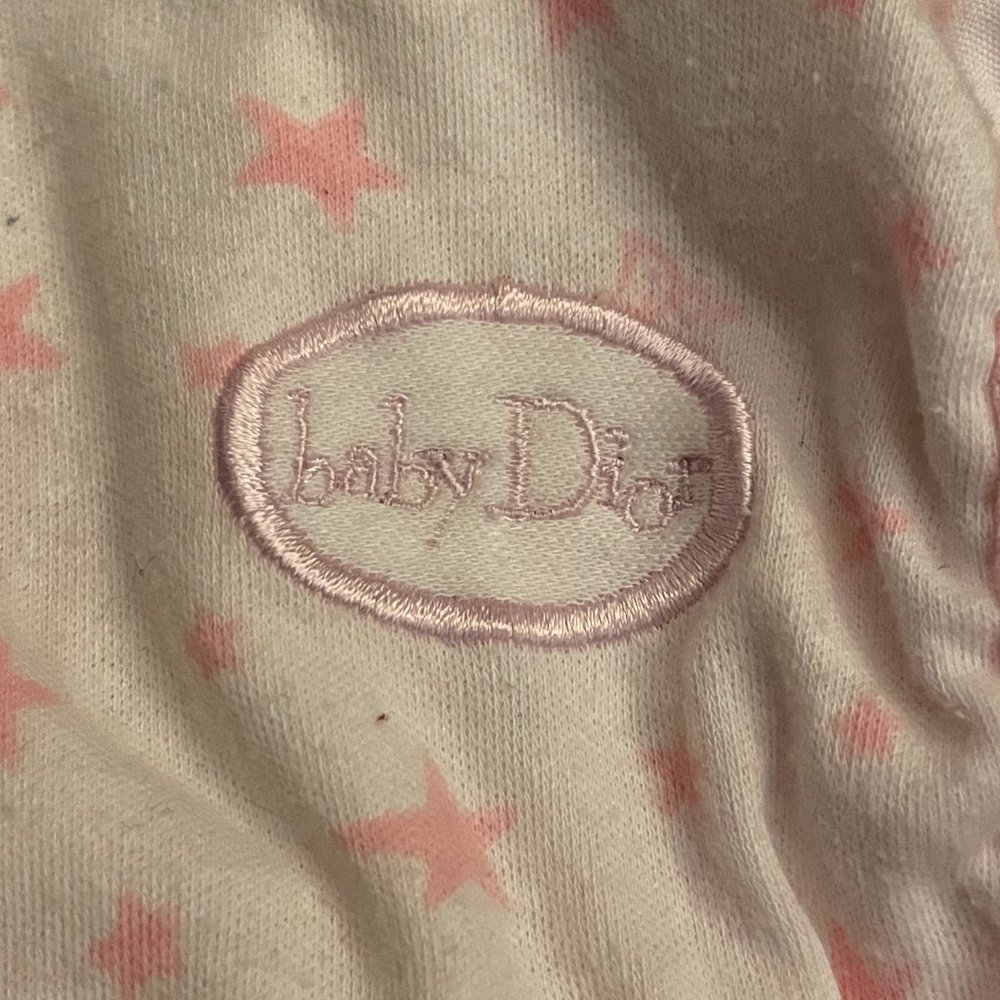Baby Dior Pink and White Jumper